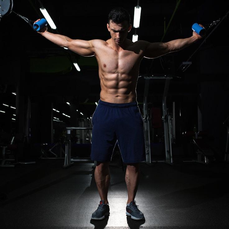 Modern fitness center interior with exercise equipment